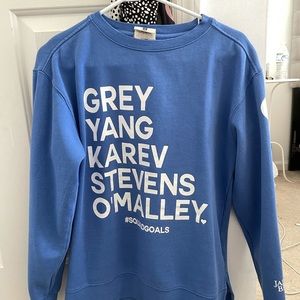 jadelynn brooke grey’s anatomy sweatshirt